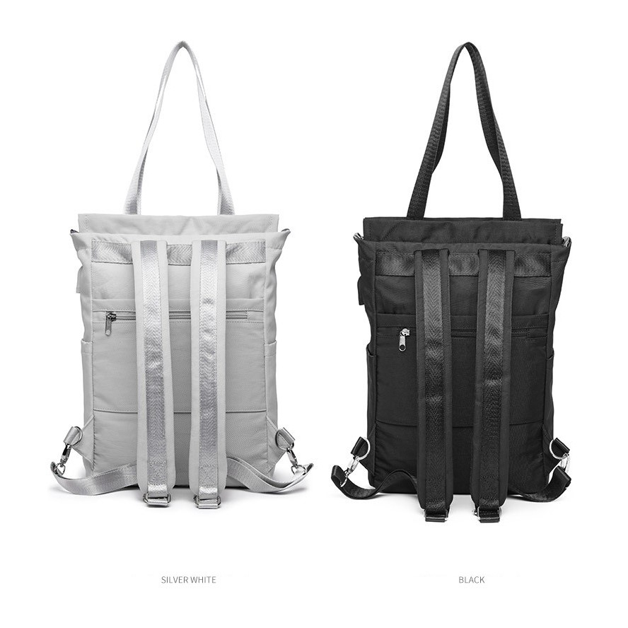 Balo vải canvas oxford chống thấm nước đựng máy tính xách tay 13/ 13.3/ 14/ 15.6 inch cho nữ túi xách nữ đẹp