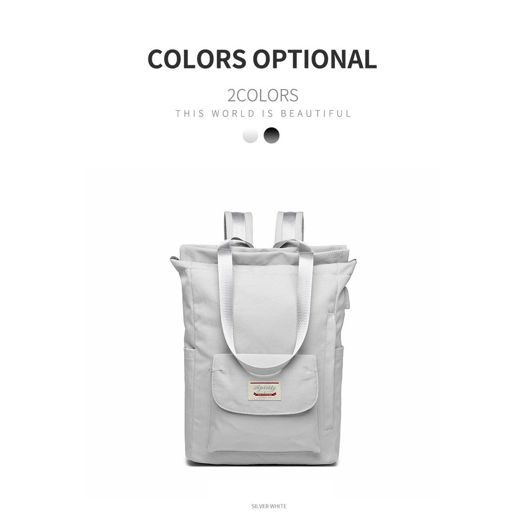 Balo vải canvas oxford chống thấm nước đựng máy tính xách tay 13/ 13.3/ 14/ 15.6 inch cho nữ túi xách nữ đẹp