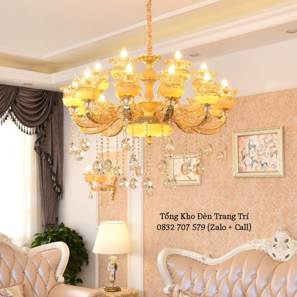 Đèn Chùm KINGLIGHT KP109 15 Tay Cao Cấp Hiện Đại Trang Trí Mọi Loại Không Gian Trong Phòng Bạn