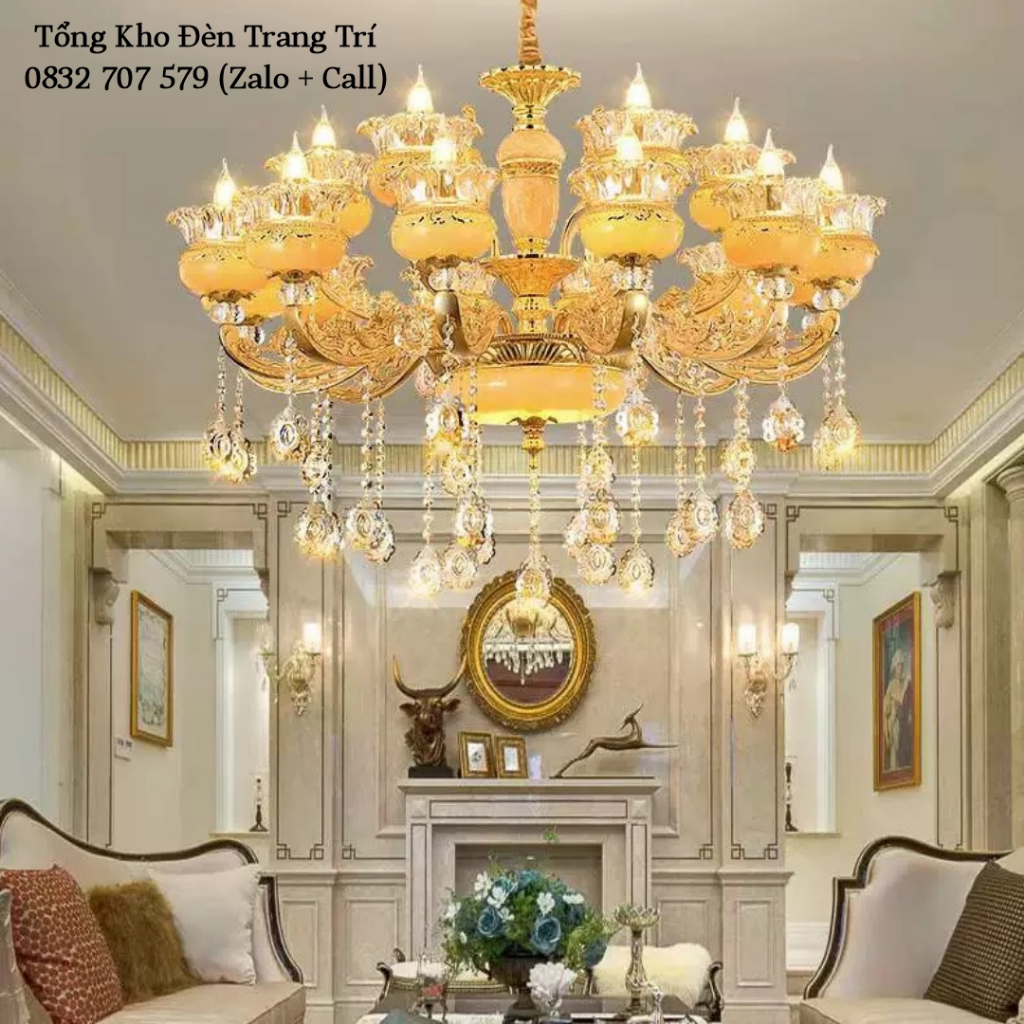 Đèn Chùm KINGLIGHT KP109 15 Tay Cao Cấp Hiện Đại Trang Trí Mọi Loại Không Gian Trong Phòng Bạn