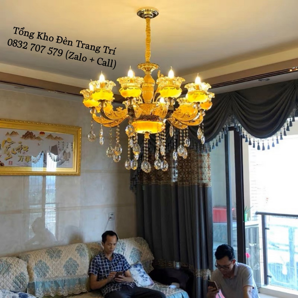 Đèn Chùm KINGLIGHT KP109 15 Tay Cao Cấp Hiện Đại Trang Trí Mọi Loại Không Gian Trong Phòng Bạn