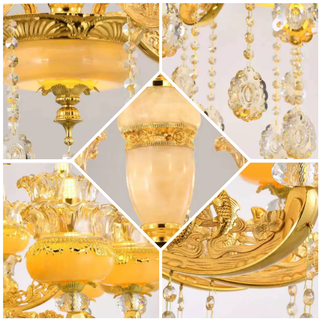 Đèn Chùm KINGLIGHT KP109 15 Tay Cao Cấp Hiện Đại Trang Trí Mọi Loại Không Gian Trong Phòng Bạn