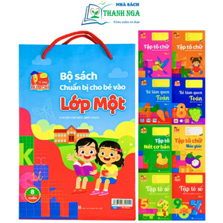 Sách - Bộ Sách Chuẩn Bị Cho Bé Vào Lớp 1 (Túi 8 cuốn)