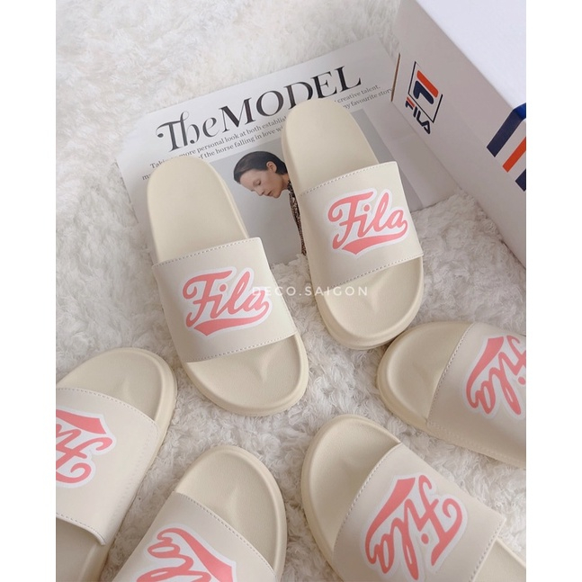 Dép fila quai ngang ,dép nữ nam tăng chiều cao hót hít full box