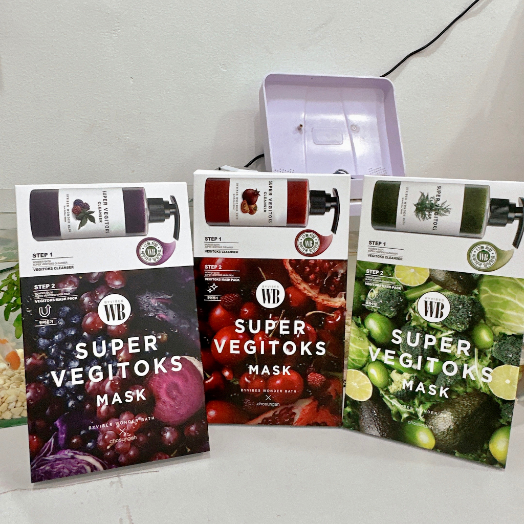 Mặt Nạ Thải Độc Byvibes Wonder Bath Super Vegitoks Mask