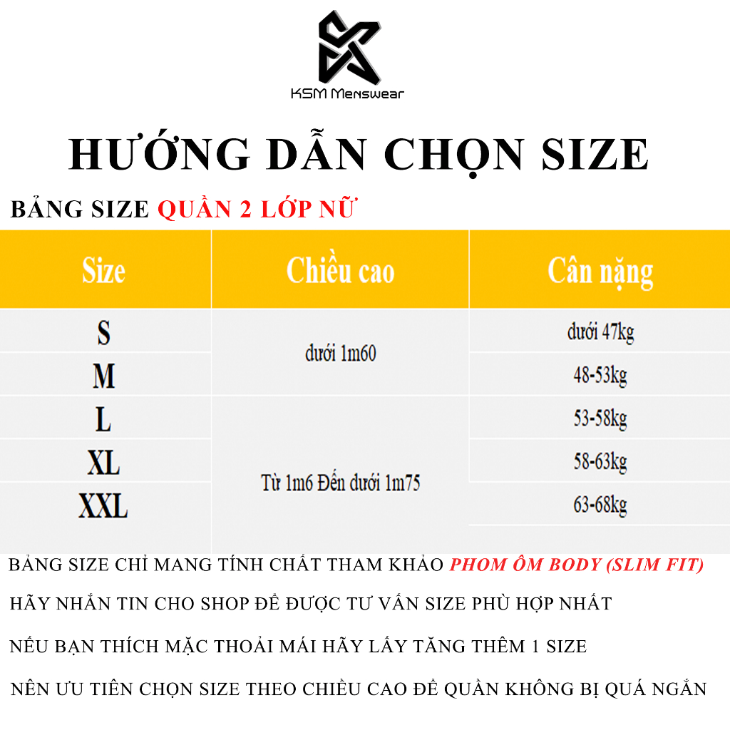 Quần Đùi Short Thể Thao Ngắn 2 Lớp Tập Gym Yoga Nữ KSM Menswear thiết kế xẻ bầu Q271 | BigBuy360 - bigbuy360.vn