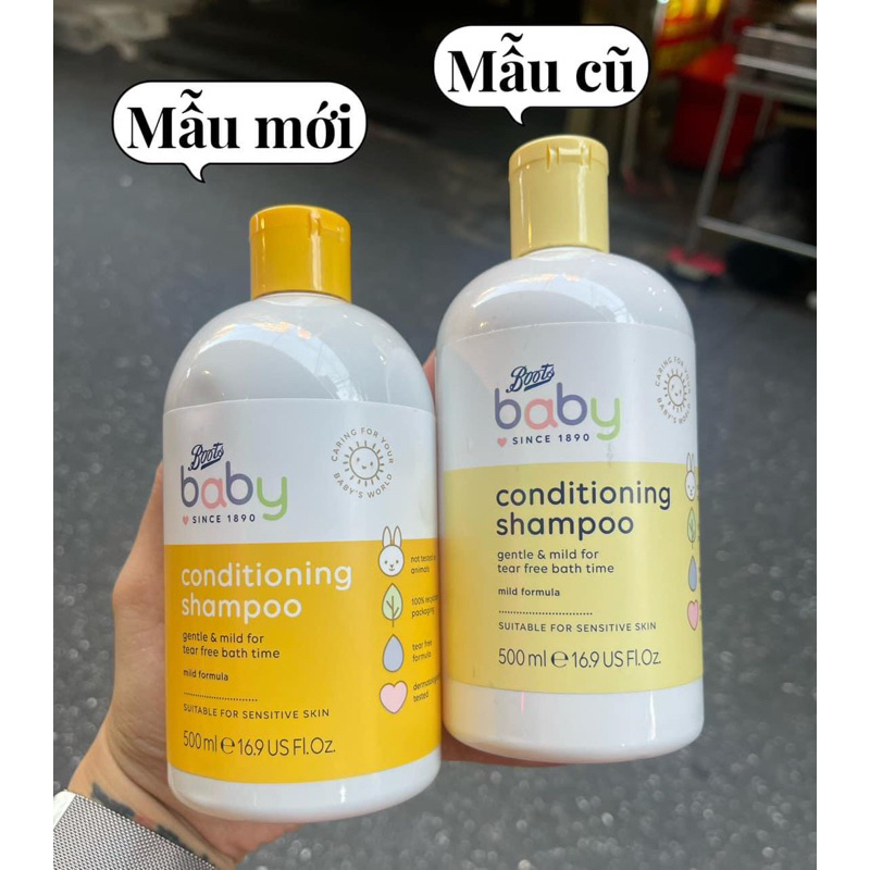 Dầu gội kèm xả Boots Baby Since 1890 Thái Lan cho trẻ em