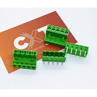 Cầu đấu nối 5.08mm 5p chân cong