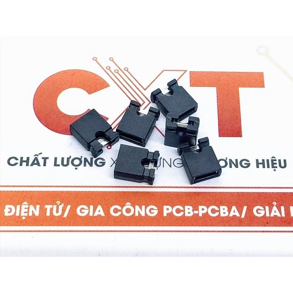 Jump chốt đen 2.54mm (10c)