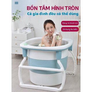Bồn tắm tròn gấp gọn cao cấp SEKA bồn tắm cho người lớn làm bể bơi bồn tắm cho bé thiết kế thông minh
