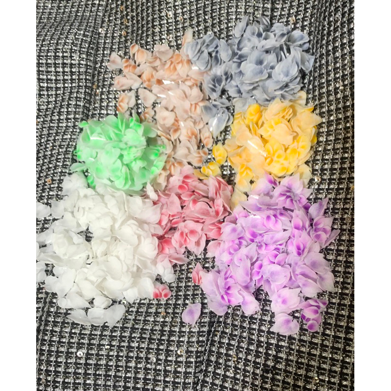 Hoa bột - nail hoa góc