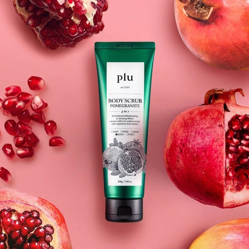 Tẩy da chết tế bào chết toàn thân Plu Body Scrub White Musk 50g/200g