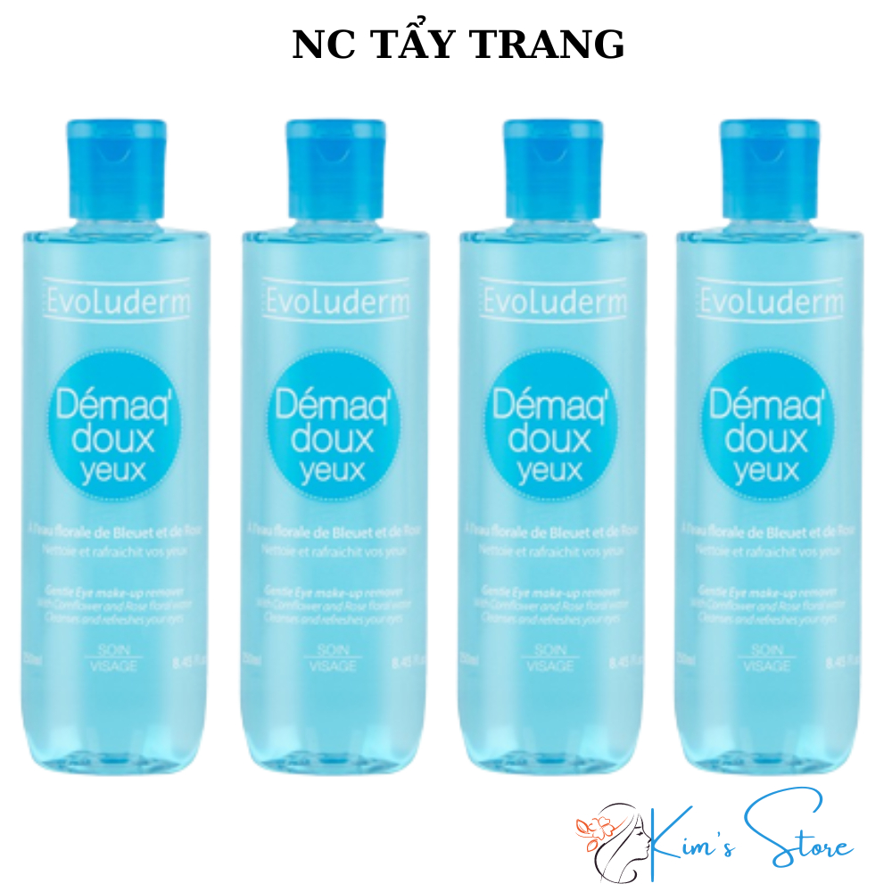 Nc tẩy trang Mắt môi Evoluderm Gentle Eye Makeup Remover
