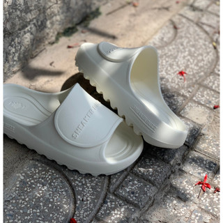 [ 2M Sneaker ] - Dép Sneaker Buzz Trắng Quai Ngang Cloud Slide