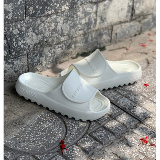 [ 2M Sneaker ] - Dép Sneaker Buzz Trắng Quai Ngang Cloud Slide
