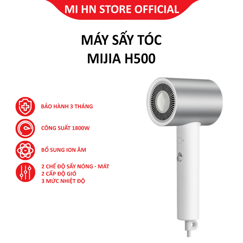 Máy sấy tóc Mijia H500 sấy mát và tạo ion âm - Bảo hành 3 tháng - Shop Mi HN Offical Store