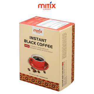 Cà phê hòa tan đen - Mitix hộp 30g (Minh Tiến Coffee)
