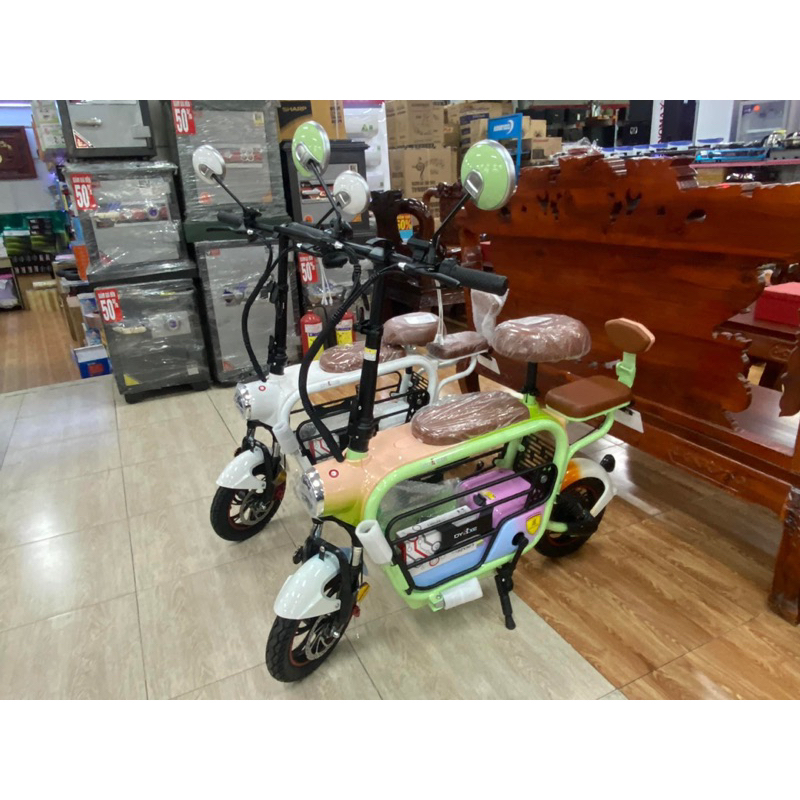 Xe đạp điện LIHAZE 3 YÊN Mẫu Mới  pin 15A 60km