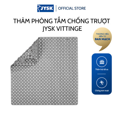 Thảm phòng tắm chống trượt | JYSK Vittinge | cao su | màu xám | nhiều kích thước