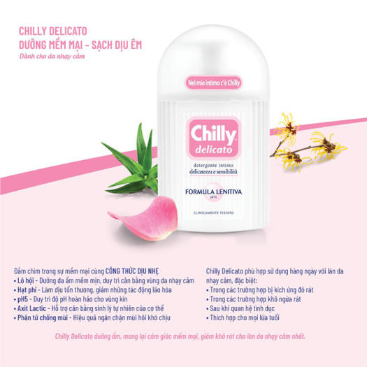 [HB GIFT] Dung Dịch Vệ Sinh Phụ Nữ Chilly 50ml