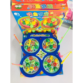 Bộ câu cá 4 hồ câu cho bé