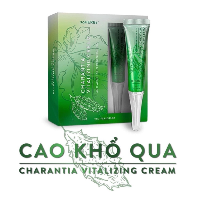 Cao Mụn Khổ Qua SOHERBS, Dưỡng Da Mờ Thâm Sạch Mụn