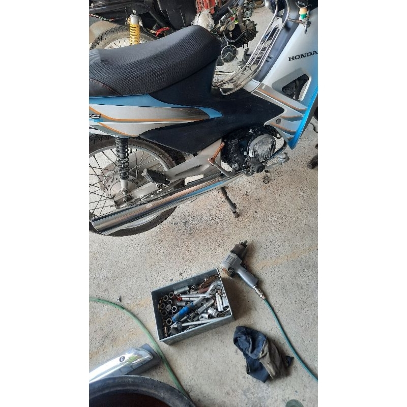 Pô Tân Hòa Đít Vát Móc nhẹ lắp wave dream 50 100 110cc
