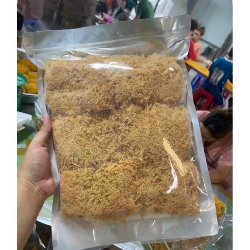 Túi 4 miếng cơm cháy chà bông xù