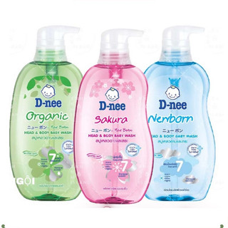 Tắm gội bé dnee 800ml sữa tắm cho bé d nee head & body baby wash sữa tắm em bé