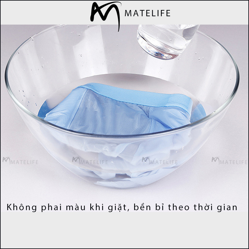 Quần sịp nam Trunk sợi tre Bambo kháng khuẩn Matelife SIP139 kháng khuẩn khử mùi thoáng mát