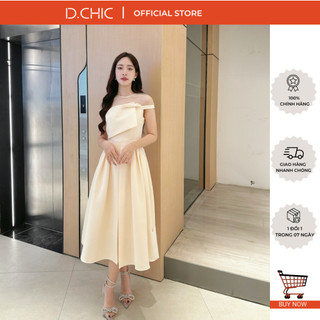Váy vạt nơ xếp ly chân xòe D.CHIC MS: 2813379