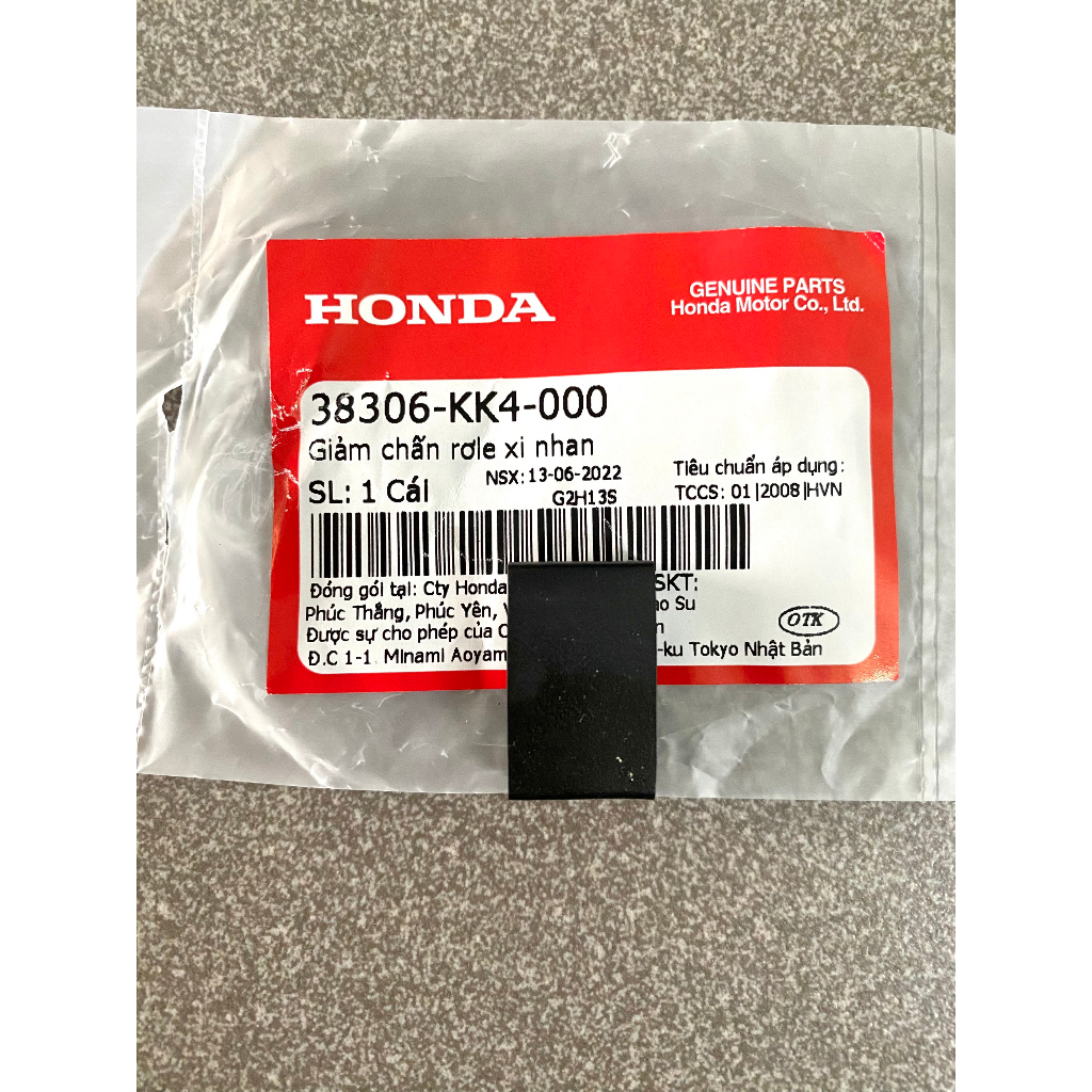 cao su gài rơle xi nhan xài cho xe số chính hãng 38306kk400