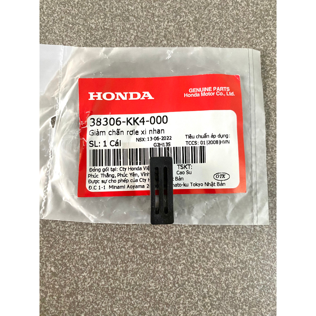 cao su gài rơle xi nhan xài cho xe số chính hãng 38306kk400