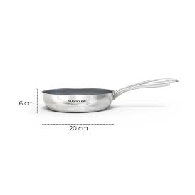 Chảo inox nguyên khối sunhouse desire DE 20m