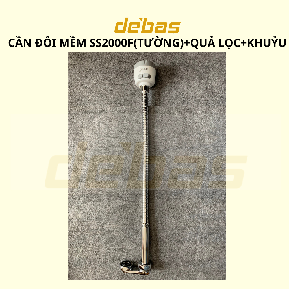 Cần vòi rửa bát mềm gật gù thay thế nóng lạnh inox Selta SS2000F SS900F SS2003F