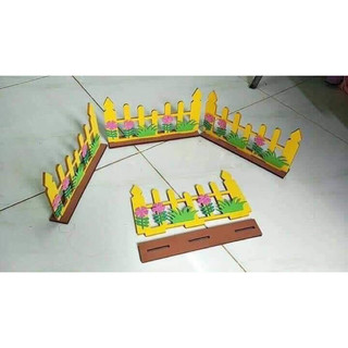 Combo 4 bộ hàng rào lắp ghép làm bằng xốp bitit 100k