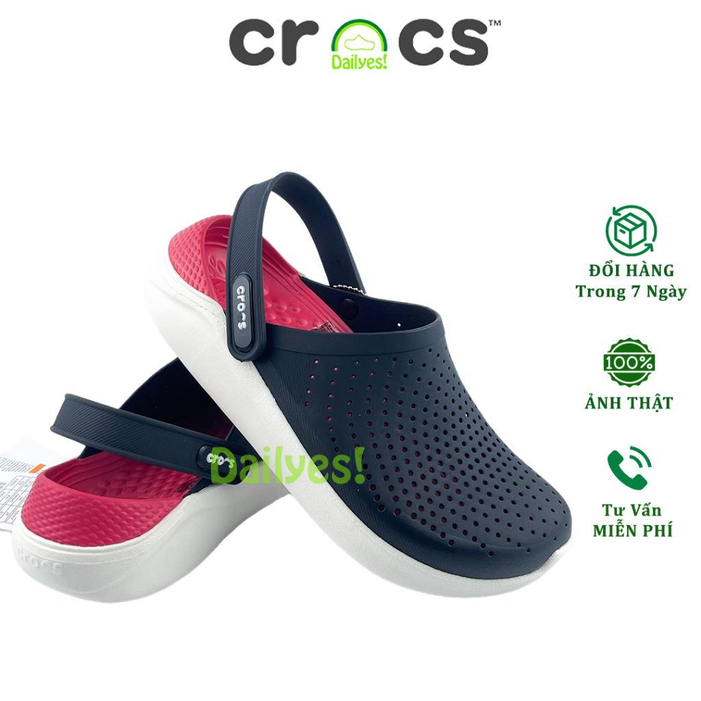 Sục Cross Literide Nam Nữ Màu Đen Đế Đỏ siêu êm, hàng xịn, full tag, hỗ trợ đổi trả - Cross Literide Dailyes