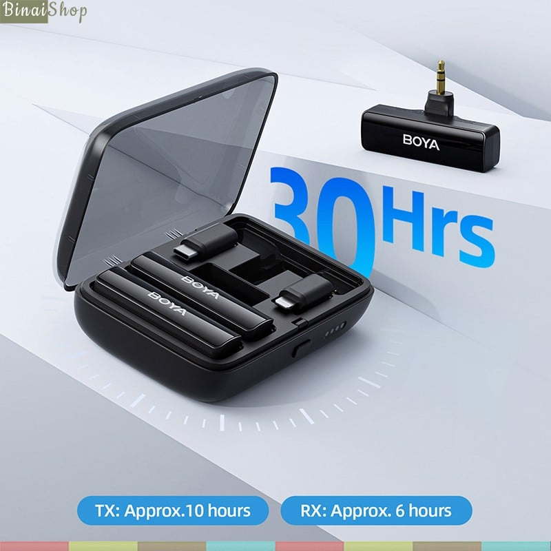 Micro Cài Áo Không Dây - BOYALINK, 2.4GHz Cho I.O.S, Android, Máy Ảnh, Phạm Vi Thu 100m