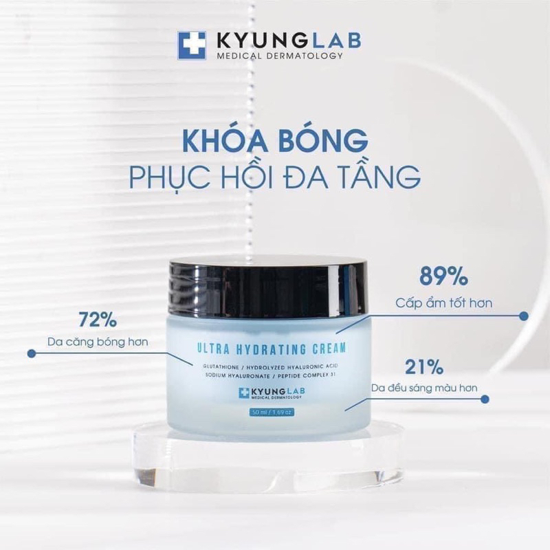 Kem dưỡng ẩm căng bóng KyungLab Ultra Hydrating Cream - 50ml