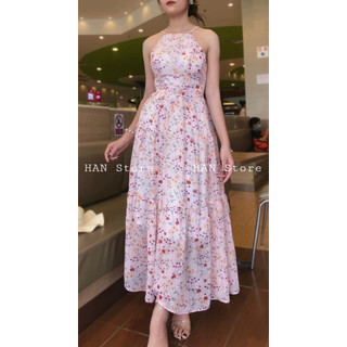 ĐẦM MAXI VOAN HỞ LƯNG