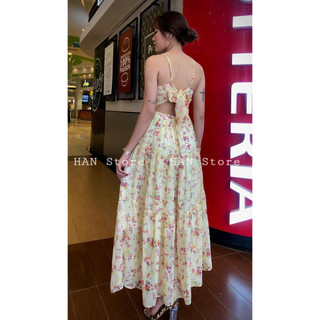 ĐẦM MAXI VOAN HỞ LƯNG