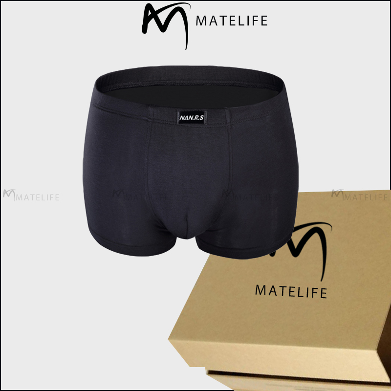 Combo 3 quần lót nam Trunk COTTON Narn Matelife CB169 kháng khuẩn khử mùi thoáng mát