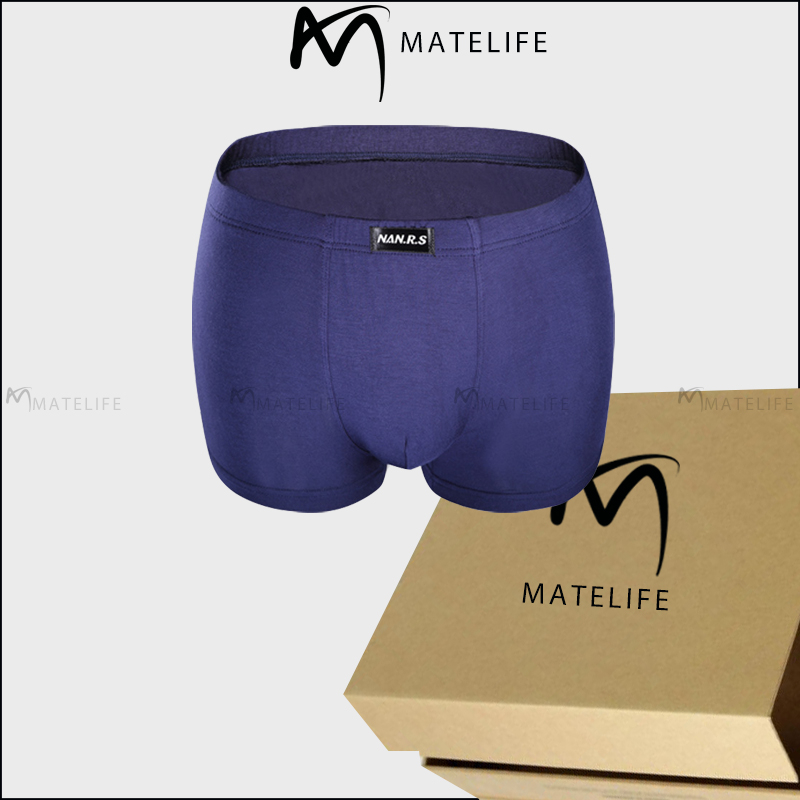 Combo 3 quần lót nam Trunk COTTON Narn Matelife CB169 kháng khuẩn khử mùi thoáng mát
