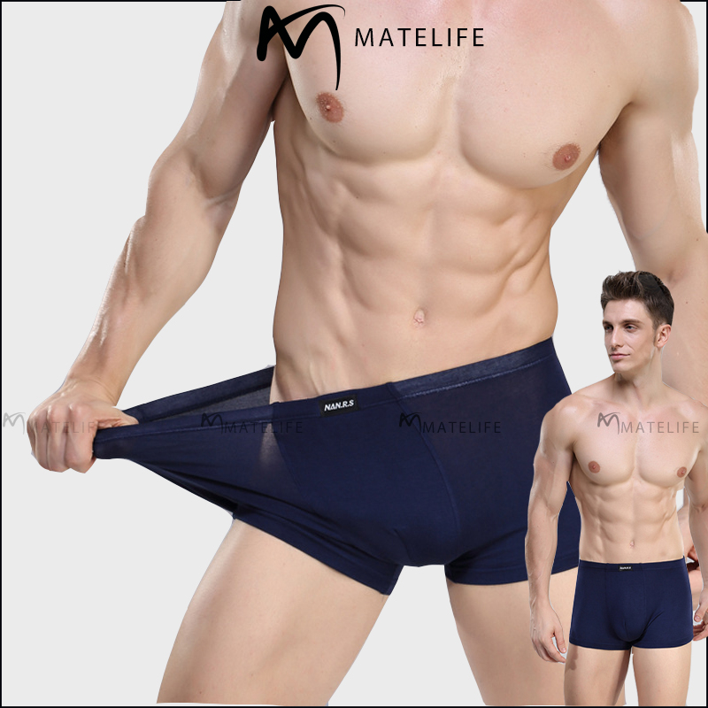 Combo 3 quần lót nam Trunk COTTON Narn Matelife CB169 kháng khuẩn khử mùi thoáng mát