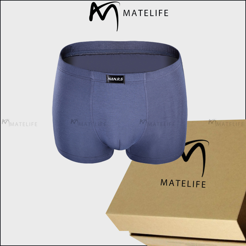 Combo 3 quần lót nam Trunk COTTON Narn Matelife CB169 kháng khuẩn khử mùi thoáng mát