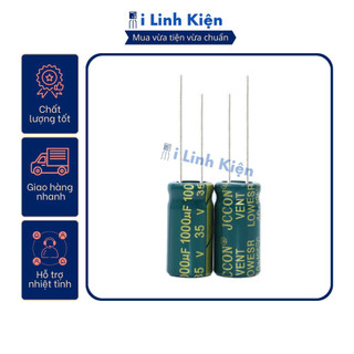 Tụ hóa 35v 1000uf 10x20mm tần số cao chất lượng tốt.