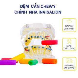 Cục cắn khay chỉnh nha chewy tăng tốc độ niềng răng