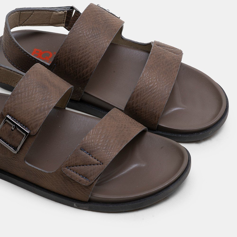 Giày sandal nam hai quai ngang đế bằng trẻ trung BQ SD 853