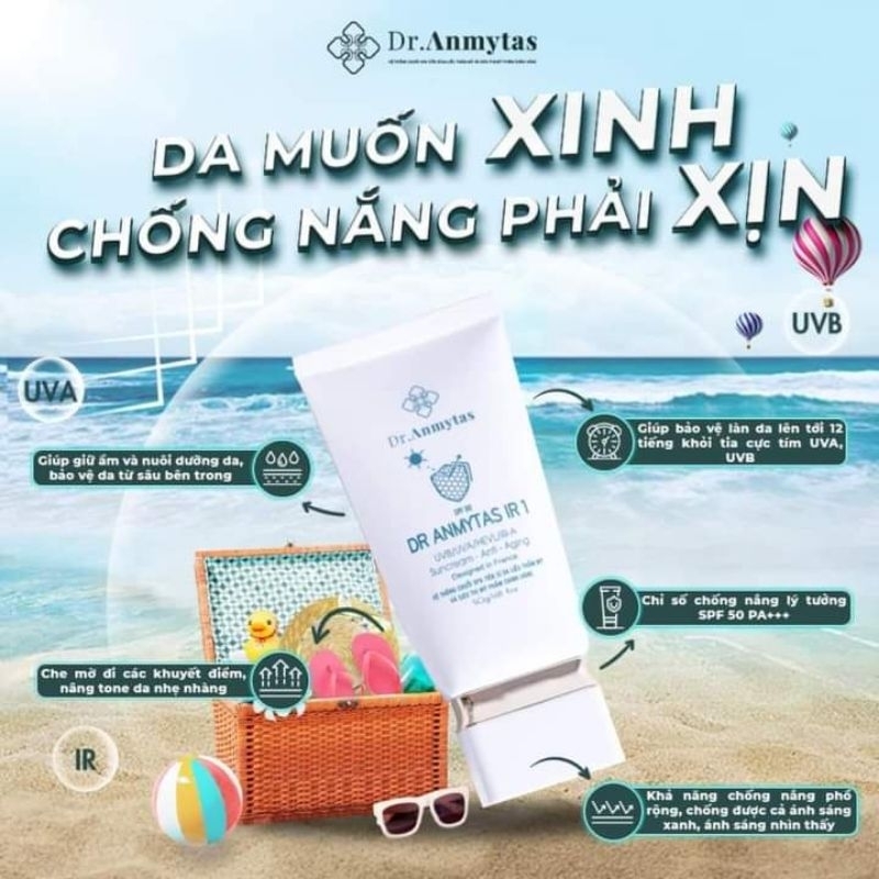 Kem chống nắng Dr.Anmytas  cao cấp