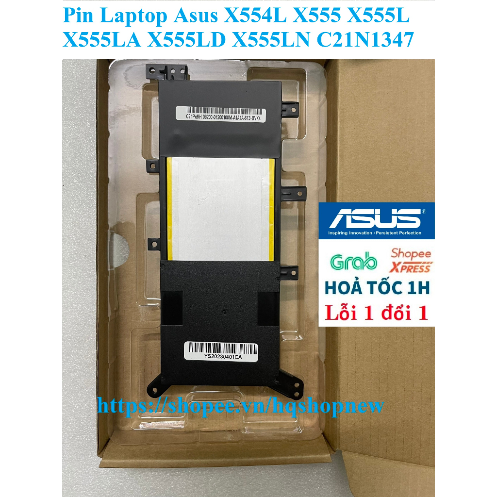 ⚡️ Pin Laptop Asus X554L X555 X555L X555LA X555LD X555LN C21N1347